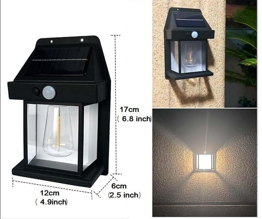 Solar Motion Sensor Wall Light – Automatic, Energy-Saving & Easy to Install